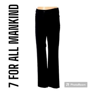 🖤7 FOR ALL MANKIND BLACK STRAIGHT LEG JEAN'S SIZE 25